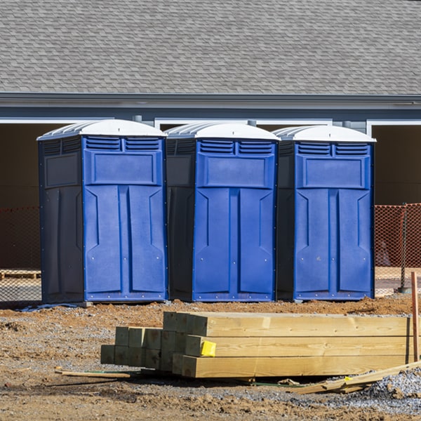 what is the maximum capacity for a single porta potty in Spencer Ohio